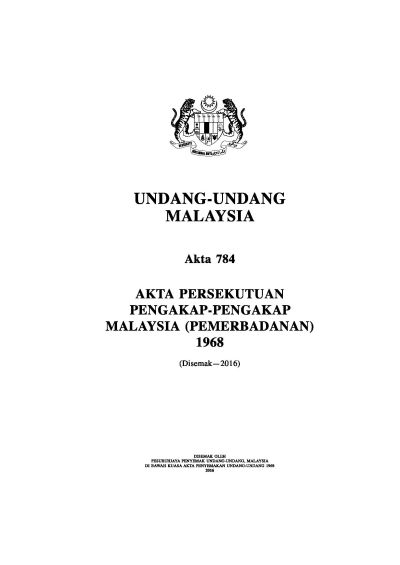 Akta 784 - 1968